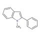 1-Methyl-2-phenylindole 的分子结构, CAS编号: 3558-24-5 1-Methyl-2-phenylindole (CAS 3558-24-5) - chemical structure image