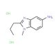 1-Methyl-2-propyl-1H-benzoimidazol-5-ylamine dihydrochloride - chemical structure image