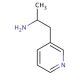 (1-methyl-2-pyridin-3-ylethyl)amine (CAS 71271-61-9) - chemical structure image