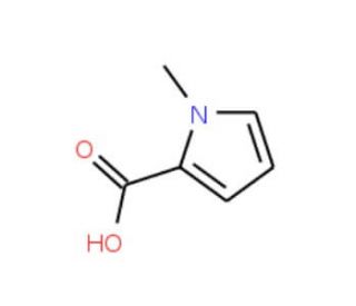 1-Methyl-2-pyrrolecarboxylic acid (CAS 6973-60-0) - chemical structure image