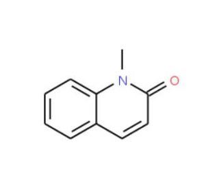 1-Methyl-2-quinolinone (CAS 606-43-9) - chemical structure image