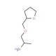 1-Methyl-2-(tetrahydro-furan-2-ylmethoxy)-ethylamine - chemical structure image
