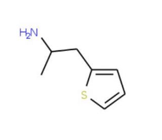 1-(thiophen-2-yl)propan-2-amine hydrochloride (CAS 30433-93-3) - chemical structure image