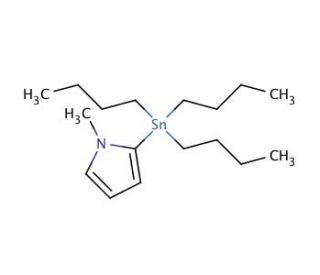 1-Methyl-2-(tributylstannyl)pyrrole (CAS 118486-97-8) - chemical structure image