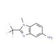 1-Methyl-2-trifluoromethyl-1H-benzoimidazol-5-ylamine - chemical structure image