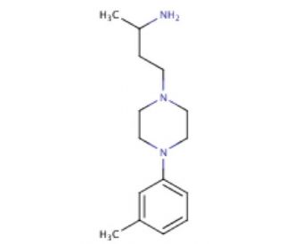 1-methyl-3-[4-(3-methylphenyl)piperazin-1-yl]propylamine - chemical structure image