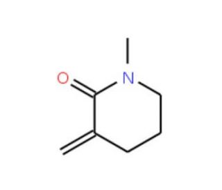 1-methyl-3-methylenepiperidin-2-one (CAS 1690-73-9) - chemical structure image