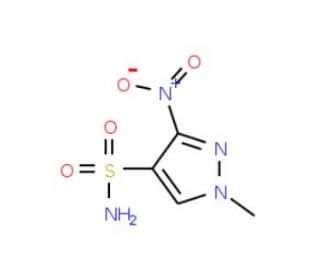 1-methyl-3-nitro-1H-pyrazole-4-sulfonamide - chemical structure image