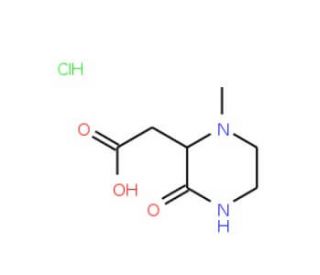 (1-Methyl-3-oxo-piperazin-2-yl)-acetic acid hydrochloride - chemical structure image
