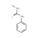 1-Methyl-3-phenyl-2-thiourea (CAS 2724-69-8) - chemical structure image