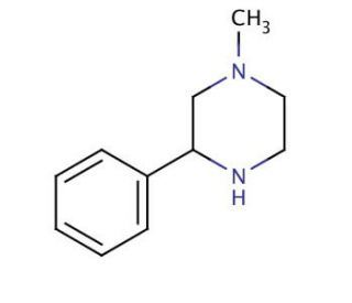 1-Methyl-3-phenylpiperazine (CAS 5271-27-2) - chemical structure image