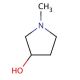 1-Methyl-3-pyrrolidinol (CAS 13220-33-2) - chemical structure image