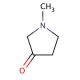 1-Methyl-3-pyrrolidinone (CAS 68165-06-0) - chemical structure image
