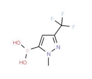 1-Methyl-3-trifluoromethylpyrazole-4-boronic acid (CAS 1138450-30-2) - chemical structure image