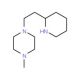 1-Methyl-4-(2-piperidin-2-yl-ethyl)-piperazine (CAS 856843-58-8) - chemical structure image