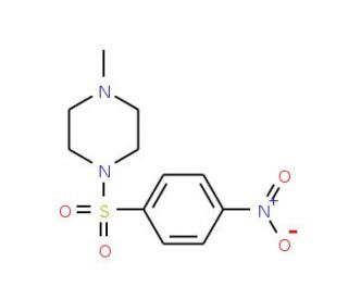 1-Methyl-4-(4-nitro-benzenesulfonyl)-piperazine (CAS 223785-97-5) - chemical structure image