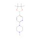 1-Methyl-4-(5-(4,4,5,5-tetramethyl-1,3,2-dioxaborolan-2-yl)pyridin-2-yl)piperazine (CAS 918524-63-7) - chemical structure ima
