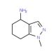 1-methyl-4,5,6,7-tetrahydro-1H-indazol-4-amine - chemical structure image