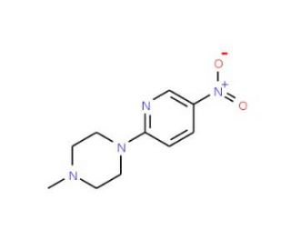 1-methyl-4-(5-nitropyridin-2-yl)piperazine (CAS 55403-34-4) - chemical structure image