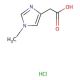 1-Methyl-4-imidazoleacetic acid hydrochloride (CAS 35454-39-8) - chemical structure image