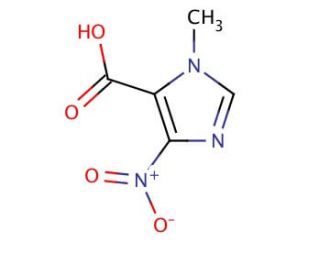 1-Methyl-4-nitro-1H-imidazole-5-carboxylic Acid (CAS 54828-05-6) - chemical structure image