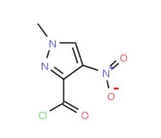 1-methyl-4-nitro-1H-pyrazole-3-carbonyl chloride - chemical structure image