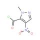 1-methyl-4-nitro-1H-pyrazole-5-carbonyl chloride - chemical structure image
