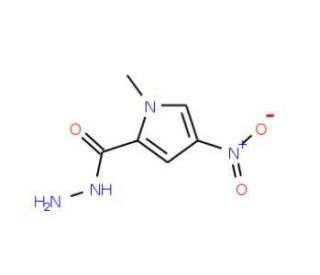 1-methyl-4-nitro-1H-pyrrole-2-carbohydrazide (CAS 28494-50-0) - chemical structure image
