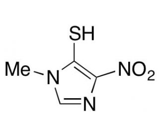 1-Methyl-4-nitro-5-thioimidazole - chemical structure image
