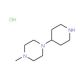 1-Methyl-4-piperidin-4-yl-piperazine hydrochloride - chemical structure image