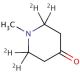 1-Methyl-4-piperidone-2,2,6,6-d4 (CAS 1189723-14-5) - chemical structure image