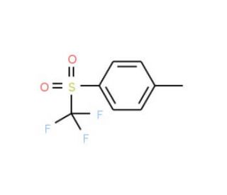 1-Methyl-4-(trifluoromethylsulfonyl)benzene (CAS 383-10-8) - chemical structure image
