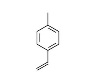 1-methyl-4-vinylbenzene (CAS 24936-41-2) - chemical structure image