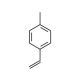 1-methyl-4-vinylbenzene (CAS 24936-41-2) - chemical structure image