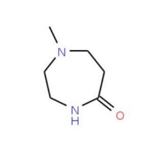 1-Methyl-5-homopiperazinone (CAS 5441-40-7) - chemical structure image