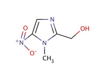 1-Methyl-5-nitro-1H-imidazole-2-methanol (CAS 936-05-0) - chemical structure image
