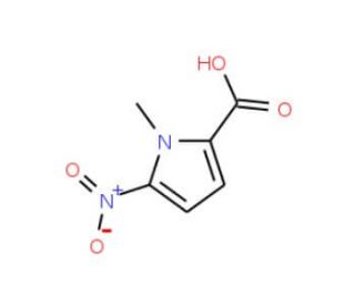 1-methyl-5-nitro-1H-pyrrole-2-carboxylic acid - chemical structure image
