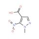 1-Methyl-5-nitropyrazole-4-carboxylic acid (CAS 18213-77-9) - chemical structure image