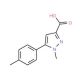 1-Methyl-5-p-tolyl-1H-pyrazole-3-carboxylic acid - chemical structure image