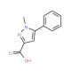 1-Methyl-5-phenyl-1H-pyrazole-3-carboxylic acid (CAS 10199-53-8) - chemical structure image
