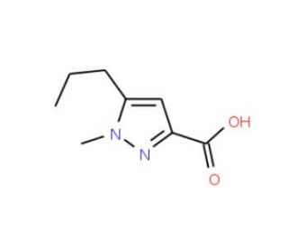 1-Methyl-5-propyl-1H-pyrazole-3-carboxylic acid (CAS 247583-70-6) - chemical structure image
