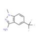 1-Methyl-5-(trifluoromethyl)-1H-indazol-3-amine (CAS 5685-69-8) - chemical structure image