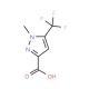 1-Methyl-5-(trifluoromethyl)-1H-pyrazole-3-carboxylic acid (CAS 481065-92-3) - chemical structure image