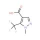 1-Methyl-5-(trifluoromethyl)-1H-pyrazole-4-carboxylic acid (CAS 119083-00-0) - chemical structure image