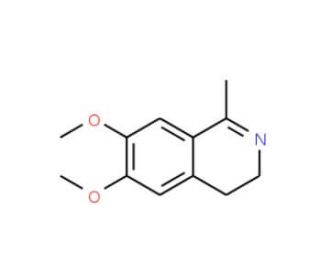 1-Methyl-6,7-dimethoxy-3,4-dihydroisoquinoline (CAS 4721-98-6) - chemical structure image