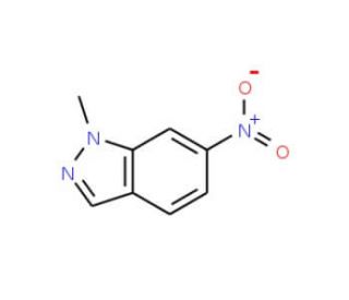 1-Methyl-6-nitro-1H-indazole (CAS 6850-23-3) - chemical structure image