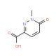 1-Methyl-6-oxo-1,6-dihydro-pyridazine-3-carboxylic acid (CAS 100047-66-3) - chemical structure image