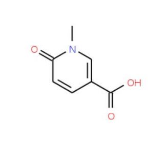 1-Methyl-6-oxo-1,6-dihydropyridine-3-carboxylic acid (CAS 3719-45-7) - chemical structure image