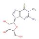 1-Methyl-6-thioguanosine (CAS 55727-08-7) - chemical structure image