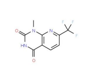 1-methyl-7-(trifluoromethyl)pyrido[2,3-d]pyrimidine-2,4(1H,3H)-dione - chemical structure image